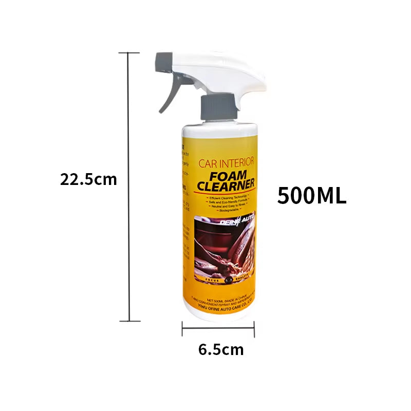 LEIBOO Multi-Purpose Foam Cleaner Cleaning Agent Automoive Car Interior Home Foam Cleaner Home Cleaning Foam Spray Cleaners