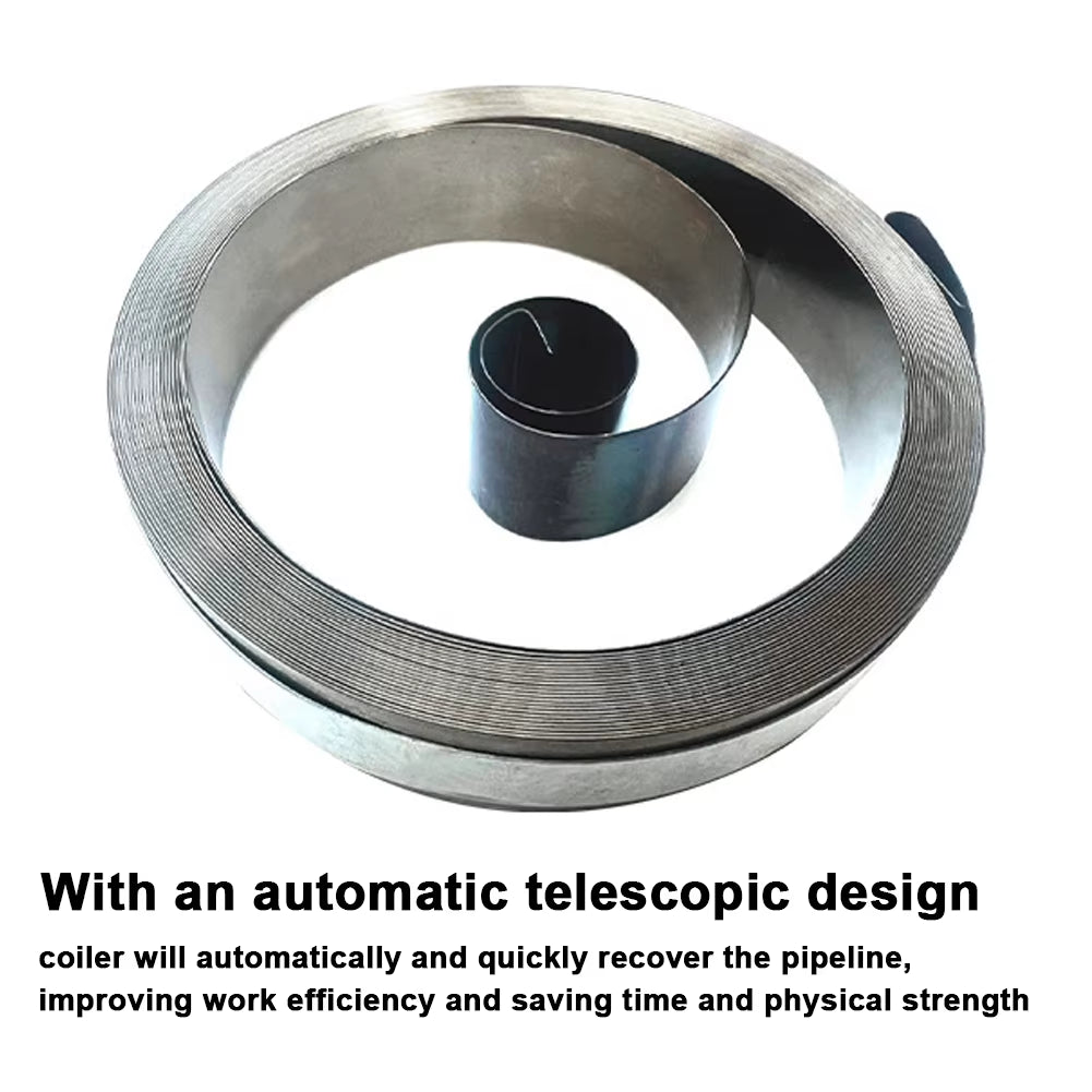 8Mm Automatic Retractable Hose Reel Car Wash Garden Irrigation Water Tube Holder Wall Mount High Pressure Waterpipes Roller