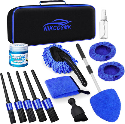 14Pcs Car Interior Detailing Kit