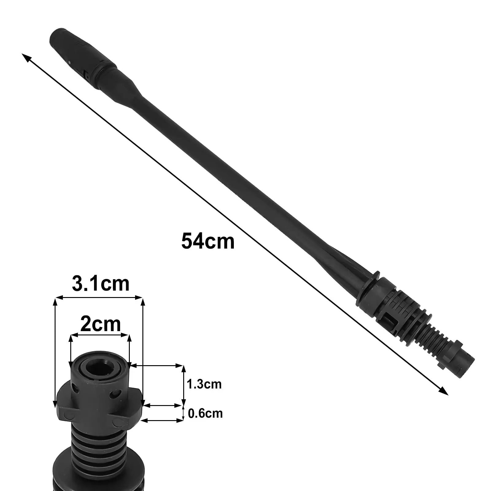 1 Pcs Unleash the Power of Your Pressure Washer Pressure Variable Fan Spray Nozzle Lance for Karcher K2/K3/K4/K5/K6/K7 Washer