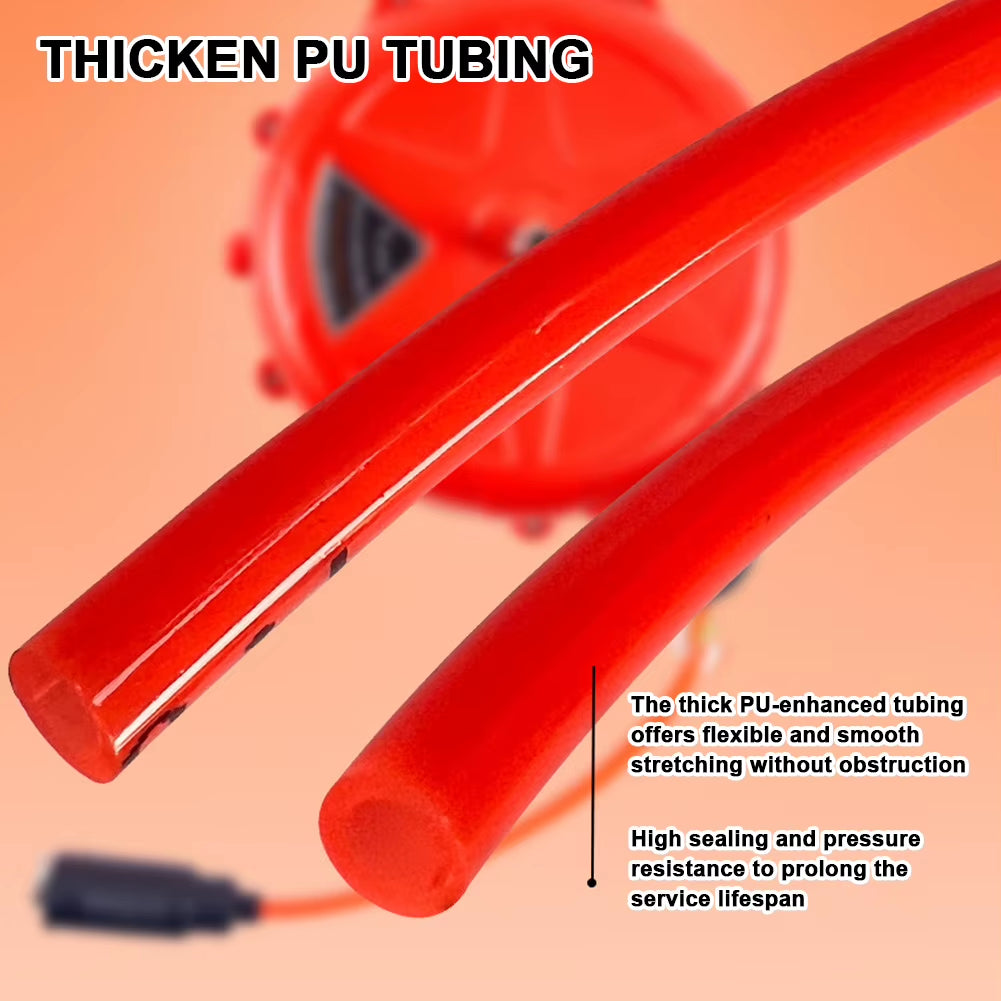 8Mm Automatic Retractable Hose Reel Car Wash Garden Irrigation Water Tube Holder Wall Mount High Pressure Waterpipes Roller