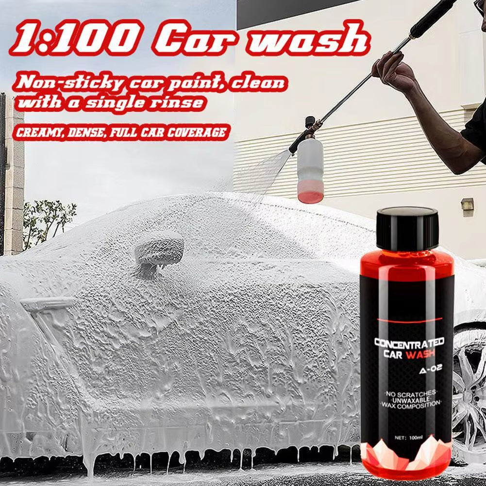 100Ml Car Cleaning Foam Liquid Large Capacity High Concentration Super Foam Car Wash Liquid Auto Washing Car Wash Supplies