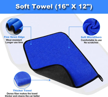 14Pcs Car Interior Detailing Kit